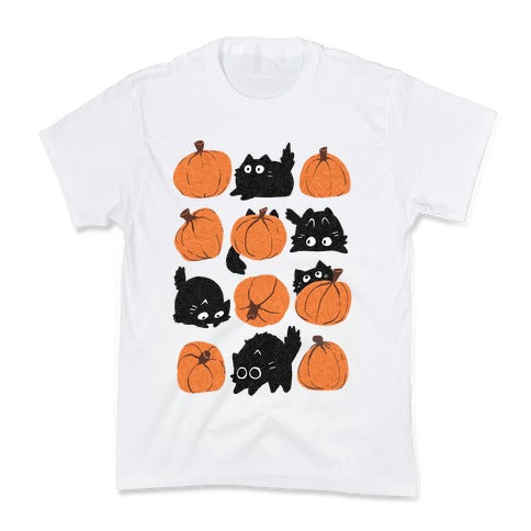 Pumpkin Cats Kid's Tee